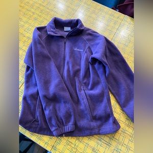 Womens Medium Columbia Fleece Zip up